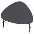 Bijzettafel 60 cm zwart