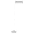 LED staanlamp 25W staal/ABS - omkeerbare en draaibare kop - Wit/chroom 