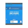 Dubbel geperforeerd los blad CONQUERANT - 17X22cm - SEYES 90g - pak van 200 