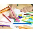 BIC VISA kleurstiften met fijne punt - uitwasbare inkt - assorti kleuren - set van 12 
