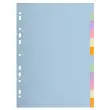 Spel van gerecycleerde stevige scheidingsbladen 3/10e A4-formaat - 12 posities 
