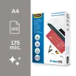 100 Standaardmapjes voor warm plastificerenA4 (21 x 29,7cm) - dikte 2x175µ