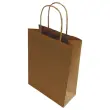 200 Tas met gedraaide handvatten middelgroot: 22 x 33 x 10 cm - Natuurlijk