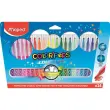 MAPED COLORPEPS kleurstiften met gemiddelde punt - uitwasbare inkt - assorti kleuren - set van 24
