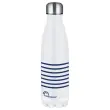 Isolerende inoxfles 50 cl, gestreepte blauwe kleur