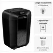 Papiervernietiger Powershred FELLOWES LX70 - cross cut 11 vellen 