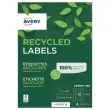 100 planken van 18 laserlabels AVERY 63,5x46,6mm, oftewel 1800 labels/doos