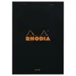 Notitieblok A4 - Zwart - 80 vellen - RHODIA