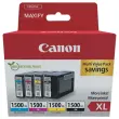 4 Pakket met CANON PGI-1500XL in zwart en kleuren