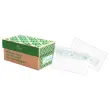 200 Witte gerecycleerde DL enveloppen 80g - venster 45x100mm - GPV GREEN