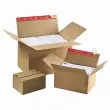 10  Kartons met variabele hoogtes L 44,5 x B 31,5 x H 18 tot 30 cm 