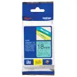 Lint voor labelprinter BROTHER TZE 741 18mm groen met zwarte print