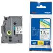 5 Pack lint voor BROTHER TZE 231M5 12mm wit met zwarte opdruk