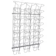 Wanddisplay van metalen draad met 21 compartimenten 