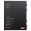 Kartonnen omslag schrift 160 pagina's A4+5x5. Zwart