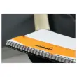 Kartonnen omslag schrift 160 pagina's A4+5x5. Zwart
