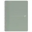 Recycled notepad with spirals 100 pages 90gr A4 5x5. 