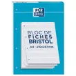 Blok van 30 bristolfiches wit A4 5x5