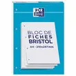 Blok van 30 bristolfiches wit A4 5x5