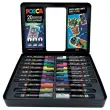 20 Verfstiften POSCA - 3 puntgroottes en kleurassortiment.