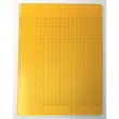 Polypropyleen schrift genaaid 96 pagina's SEYES 170x220 90g geel 