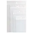1000 Neutrale zakken met ritssluiting 150 x 180 mm. Doorzichtig.