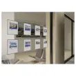 5 Vitrostatique A4 displayhoezen. Grijs.