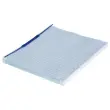 100  Universele A4 archiveringsclips en blauwe lijst FELLOWES 