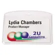 20 Hoezen voor badges - 9 x 6 cm - AVERY