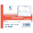 Carnet "Leveringen" - A6 - 50 dupli