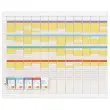 Jaarlijkse planning kit 13 kolommen 32 sleuven - Wit