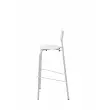 Hoge tabouret MAHAUT decor FLOREAL gemonteerd