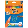 18  Kleurpotloden Bic 