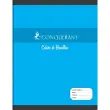 Schetsboek CONQUERANT - 17x22 cm - 96 pagina's Seyès - 60g - blauw