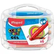 Gelpen MAPED set van 6 - assorti kleuren