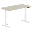 Bureau BERNE elektrisch 160 x 80 acacia/wit