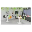Hoge kruk FONDO HOCKER polypropyleen groen