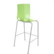 Hoge kruk FONDO HOCKER polypropyleen groen