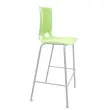 Hoge kruk FONDO HOCKER polypropyleen groen