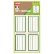 Schooletiketten Apli - gerecycled - set van 32