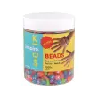 Perle letter Innspiro - assorti kleuren - 7 mm - gat 1 mm - set van 1200