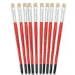 Platte penseel nr. 8 - OZ - van zijde - acryl- en olieverf