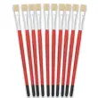 Platte penseel nr. 12 - OZ - van zijdehaar - acryl- en olieverf