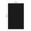 Zelfklevende magnetische wandbekleding Ferplex - 2m x 60cm - zwart