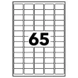 25 Laserlabelen 38,1x21,2 mm, oftewel 1625 labels/doos