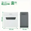 Versnipperaar Leitz IQ Protect 6X