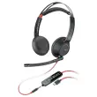 BEDRADE KABEL HEADSET POLY BLACKWIRE 5220 USB-A/C en Jack 3.5mm 