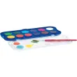 Gouache pastilles GIOTTO - assorti kleuren - 30mm x12 + penseel
