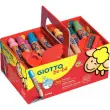 GIOTTO be-b&egrave; kleurpotlood - 7 mm mine - uitwasbaar met water - assorti kleuren - geleverd met 3 slijpers - set van 36 