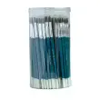 Ponyhaar gouachekwast rond/plat OZ InternationAl - assorti maten - set van 144